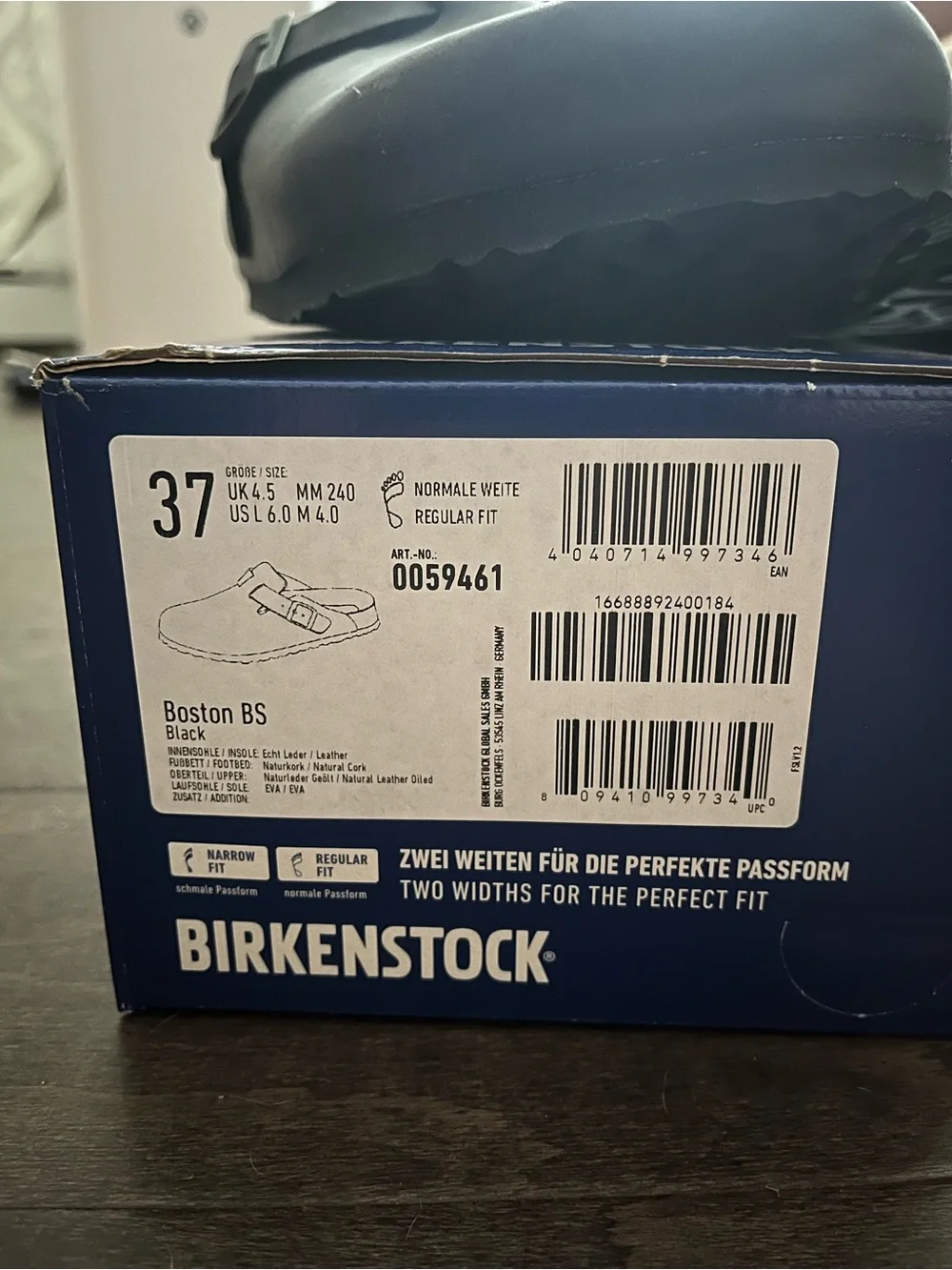 Birkenstock Black Boston Clog Slip-On Oiled Leather